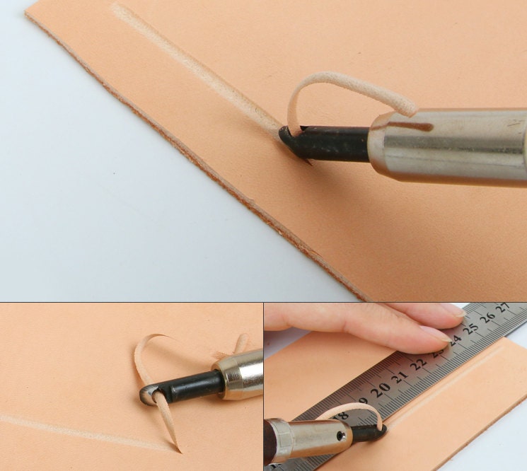 Adjustable Stitching Groover Leathercraft Tool