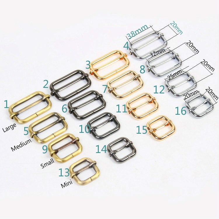 1 pc Rectangle Buckles/ Square Buckles Strap Adjuster 20mm (6/8