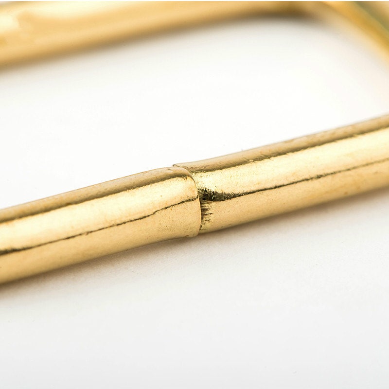 2 pcs Rectangle Rings/ 40mm/34mm/26mm/20mm/16mm Gold Rectangular Ring