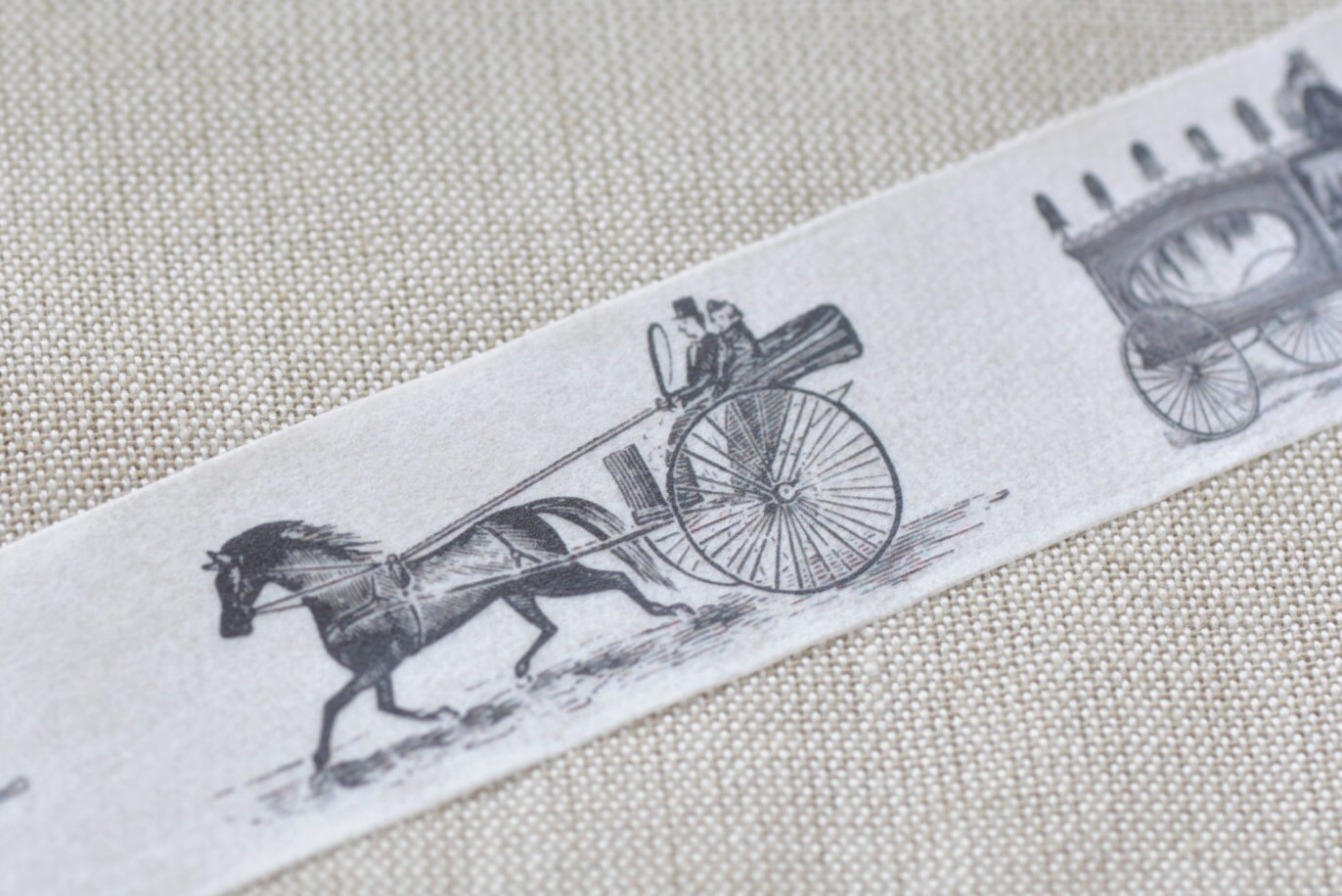 Vintage Retro Horse Washi Tape 30mm wide x 5m long No.12084