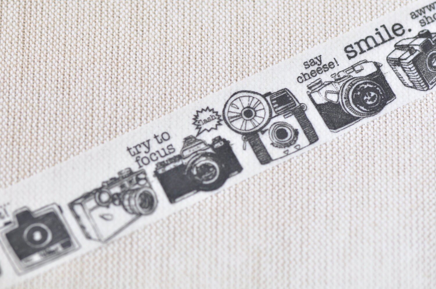 Retro Wide Washi Vintage Camera Masking Tape 20mm x 5M No.12089