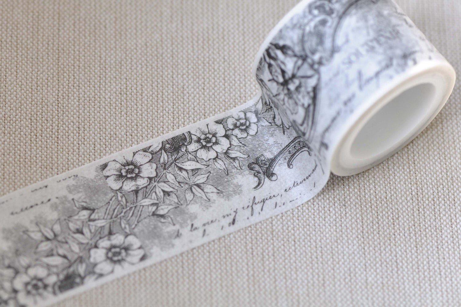 Retro Flower Vine Washi Tape /Masking Tape 30mm Wide x 5M No.12278