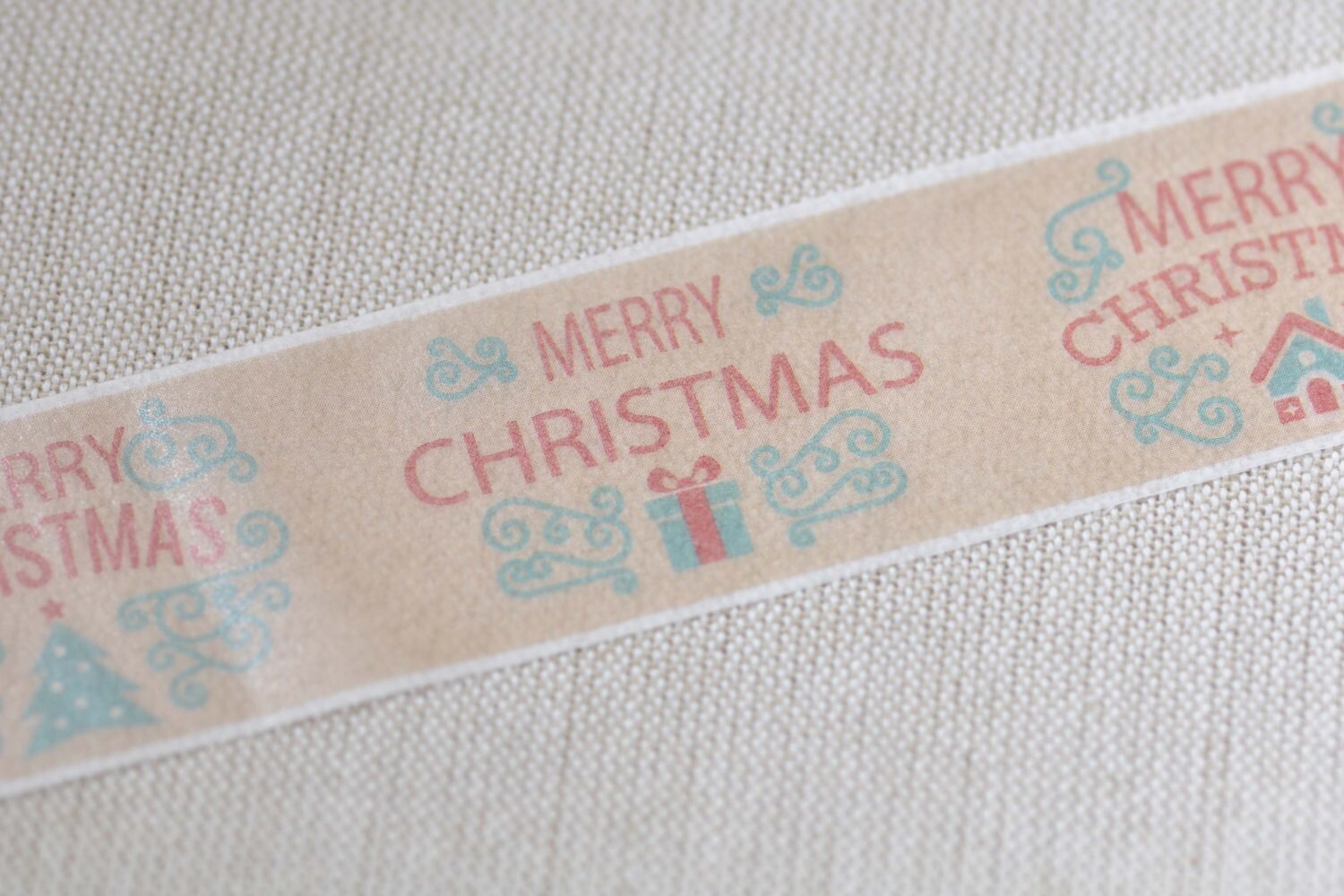 Retro Merry Christmas Happy Holidays Washi Tape 30mm Wide x 5M Long No.12301