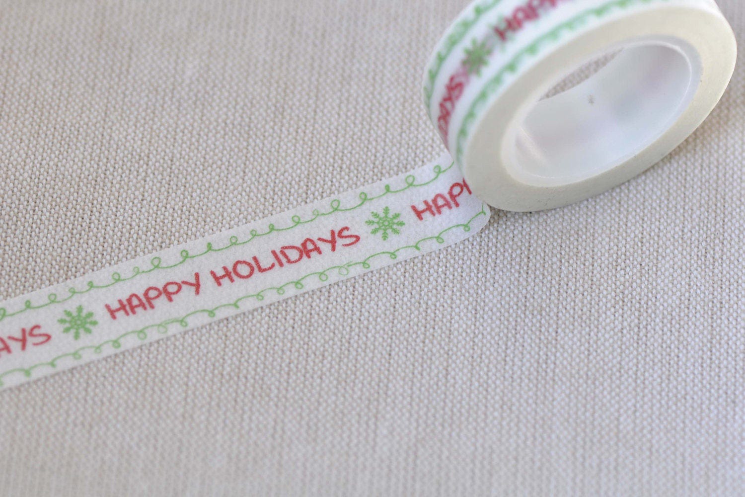 Lovely Happy Holidays Washi Tape 15mm Wide x 10M Long No.12318