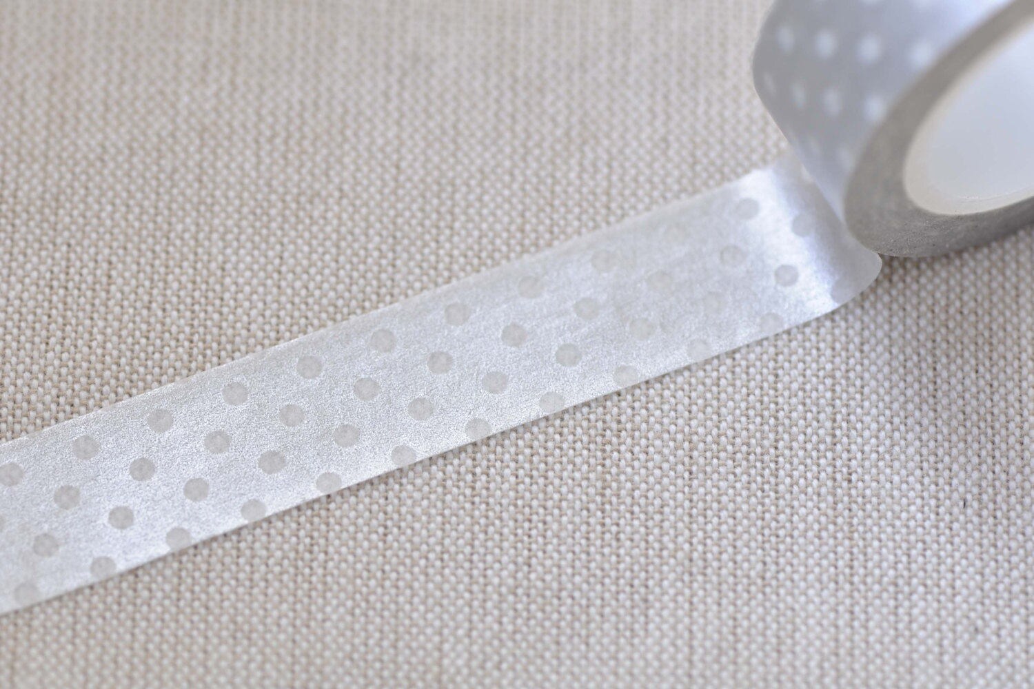 Foil Polka Dots Washi Tape Scrapbook Supply 15mm wide x 10m long No.12346