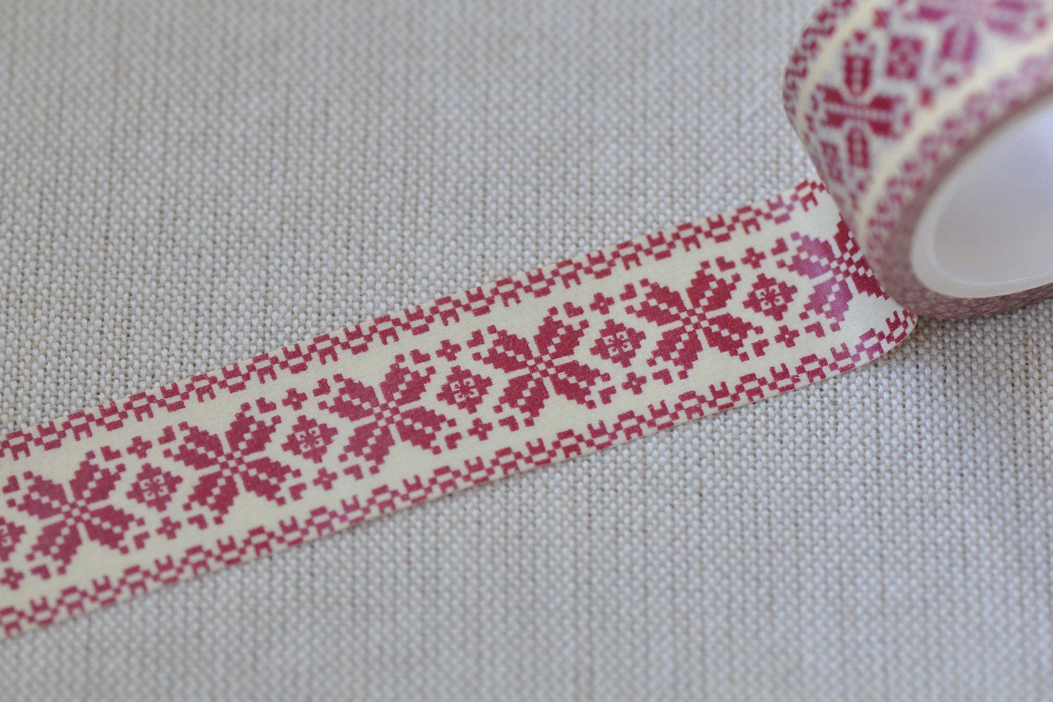 Vintage Flower Pattern Washi Tape Scrapbook Supply 20mm wide x 5M No.12351