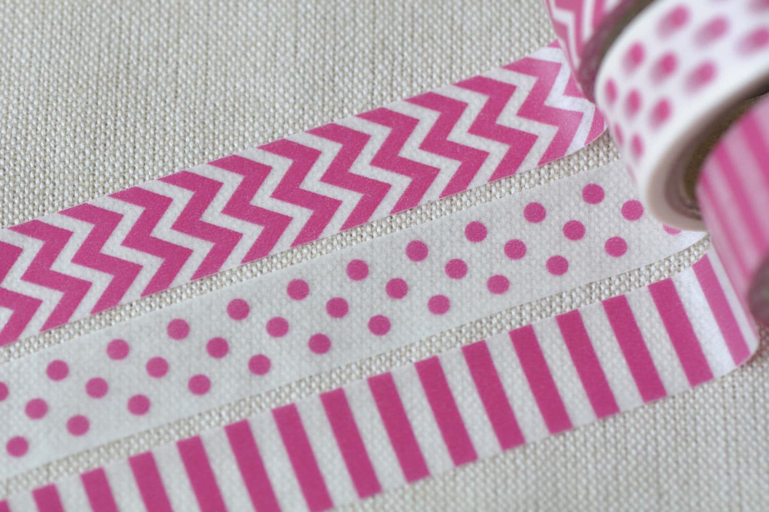 Washi Tape Set/ A Set Of 3 Rolls / Japanese Masking Tape 15mm wide x 5M long No.12403