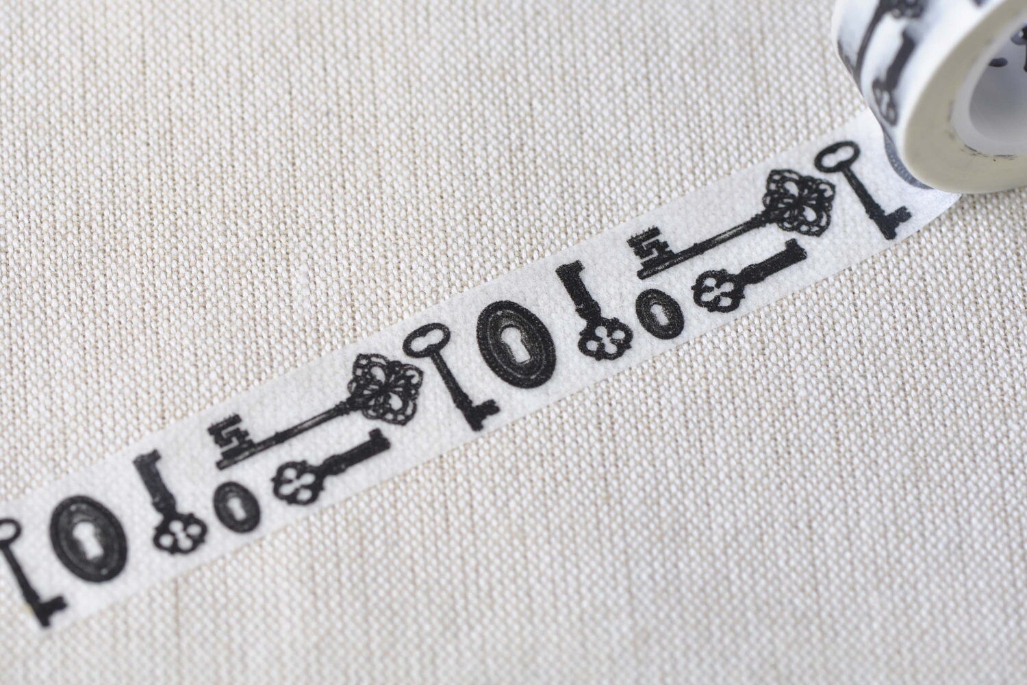 Skeleton Key Adhesive Washi  Tape 15mm x 10M No.12419