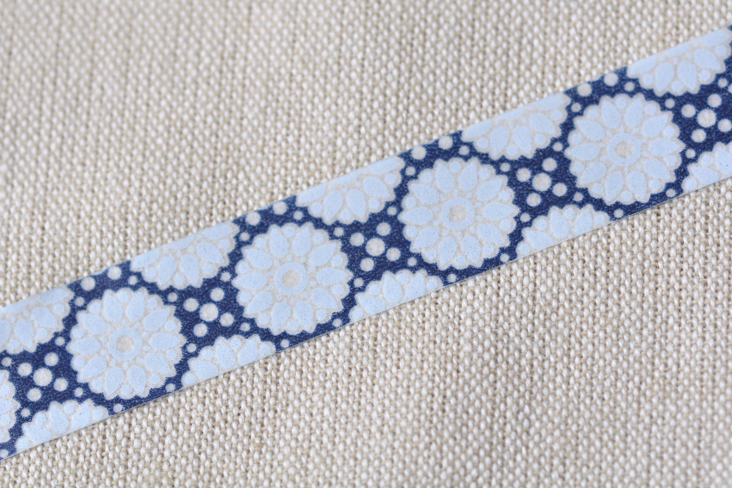 Fancy Flower Adhesive Washi Tape 15mm Wide x 10M Roll No. 12445