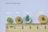 Pure Blue Cat Eyes/ Amigurumi Animals Eyes/ Safety Eyes Come With Washers-  10pcs A Pack/Pick Size