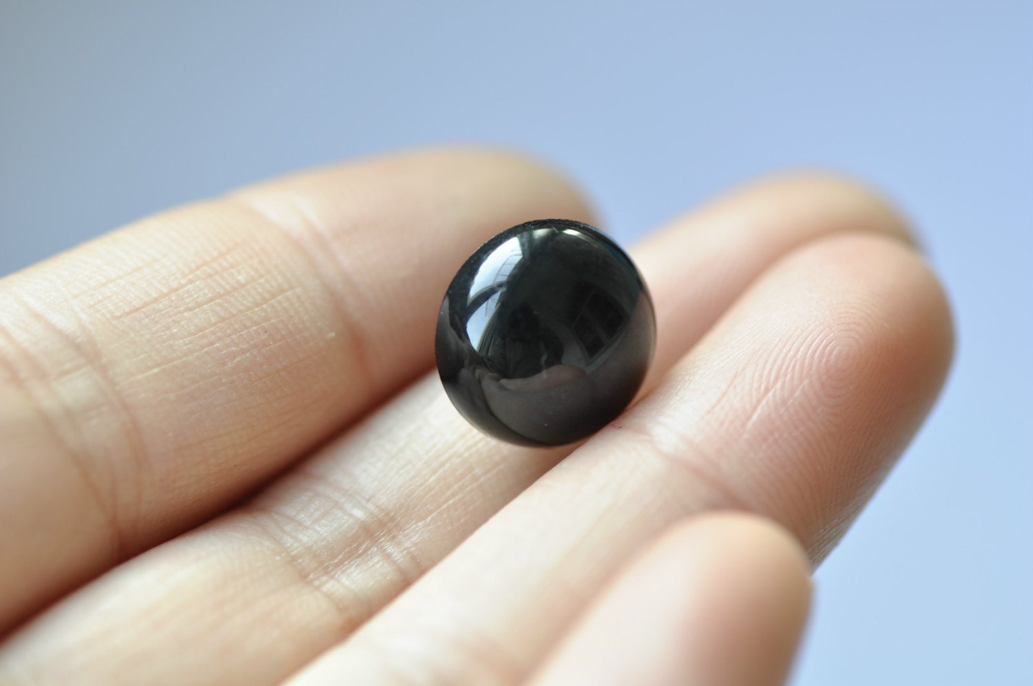 Black Eyes/ Mushroom Domed Sewing Eyes/ Shank Buttons Amigurumi Animals Eyes 10pcs A Pack/Pick Size