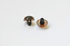 Tea Color Round Transparent Amigurumi Animals Eyes/ Safety Eyes /Sewing Shank Button / Mushroom Domed Eyes-10pcs A Pack/ Pick Size