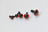 Red Amigurumi Animals Eyes, Rabbit Eyes, Safety Eyes, Plastic Eyes , Come With Washers-10pcs A Pack/Pick Size