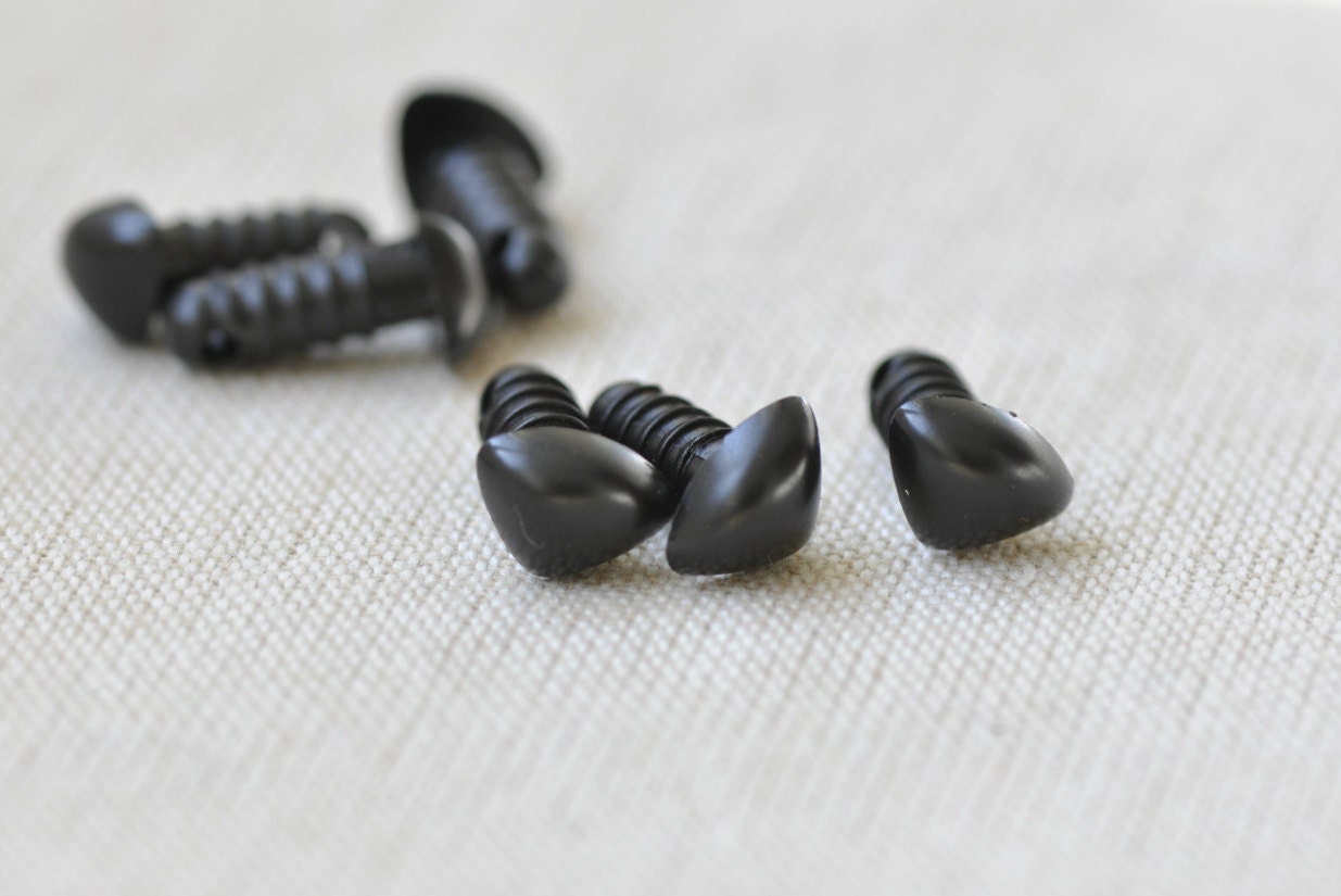 10.5mm ( 3/8 inches ) Animal Amgiurumi Safety Nose 5pcs A Pack No.10274