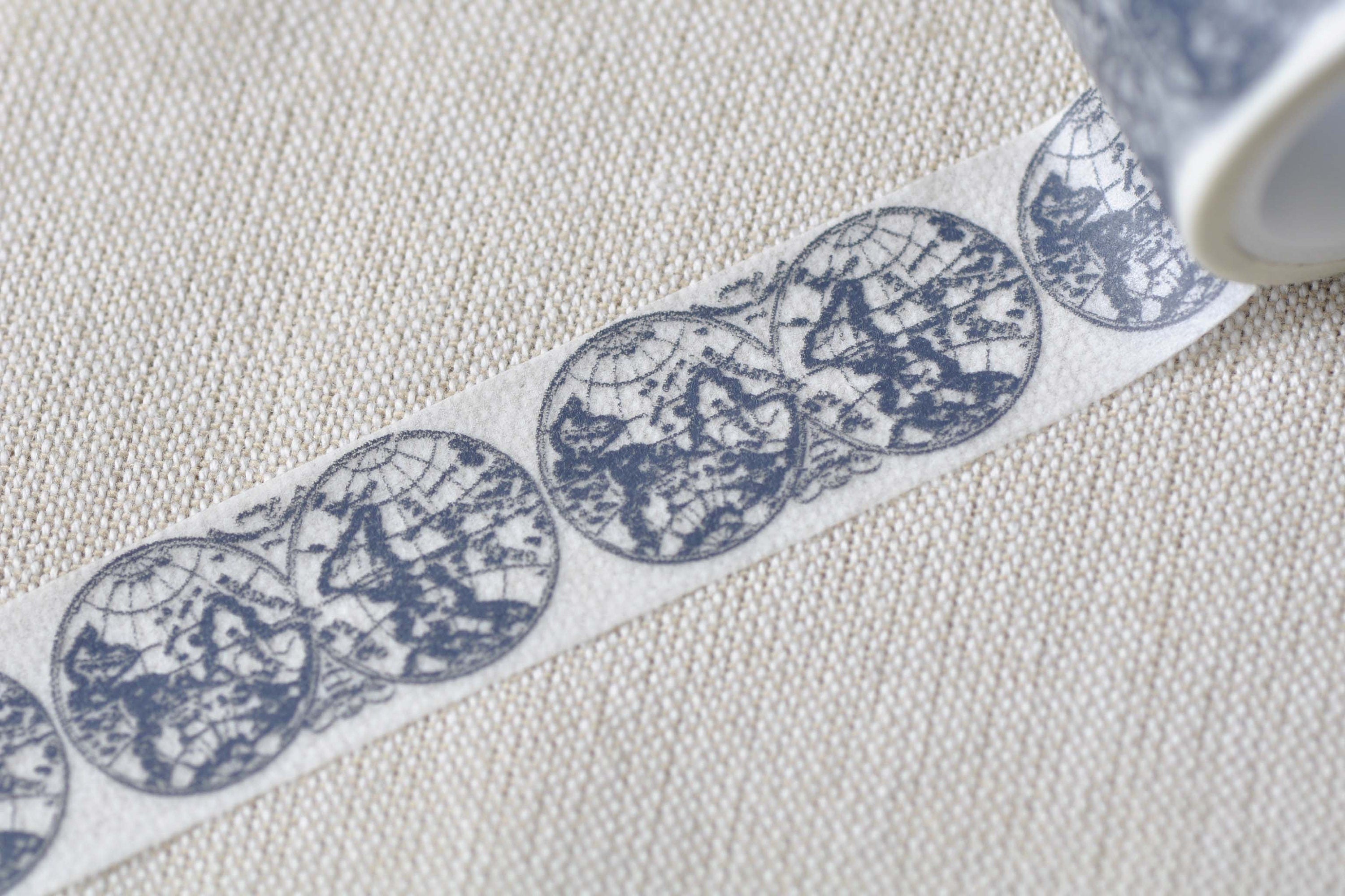 Globe Earth Geography Washi Tape Decorative Tape 20mm Wide x 5M Roll No.12514