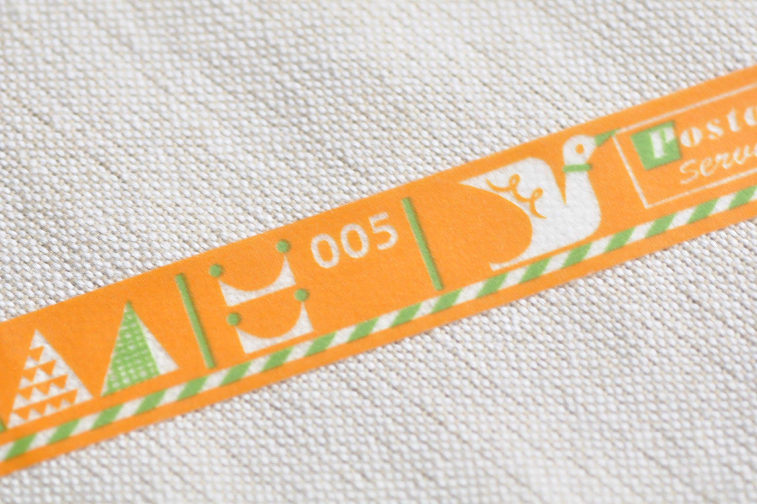 Retro Postal Service Mail Washi Tape 15mm Wide x 5M Roll No.12564