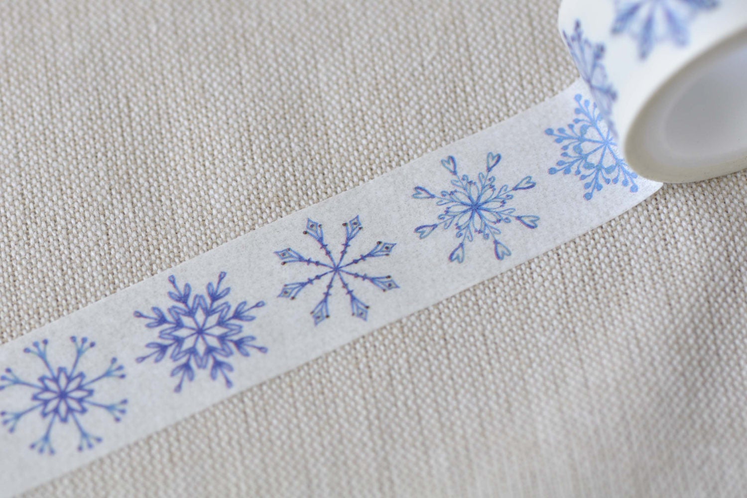 Merry Christmas Snowflake Washi Tape Scrapbook Supply 20mm Wide x 5M Long No.12390
