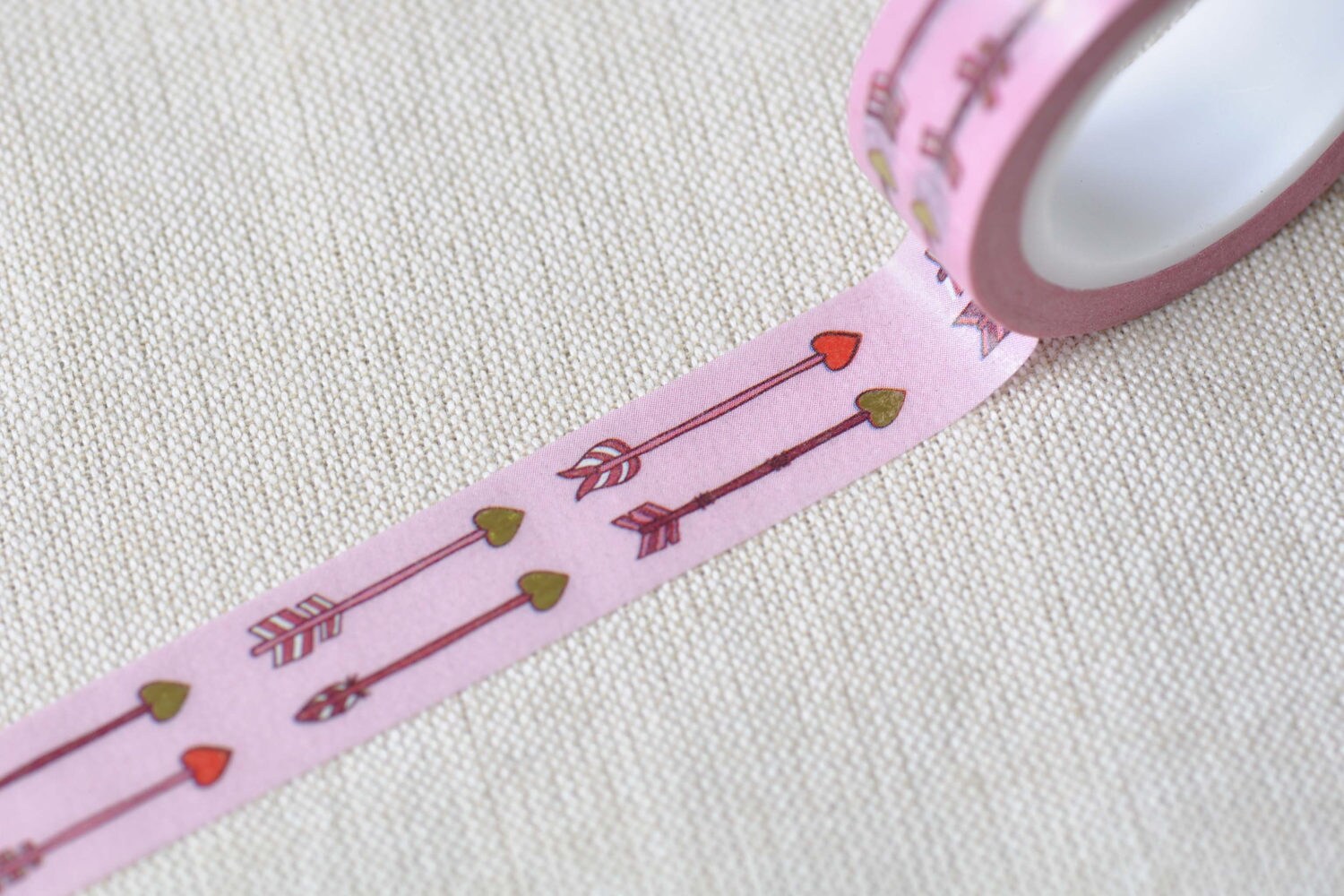 Cute Pink Love Arrow Washi Tape 15mm wide x 10m long No.12413