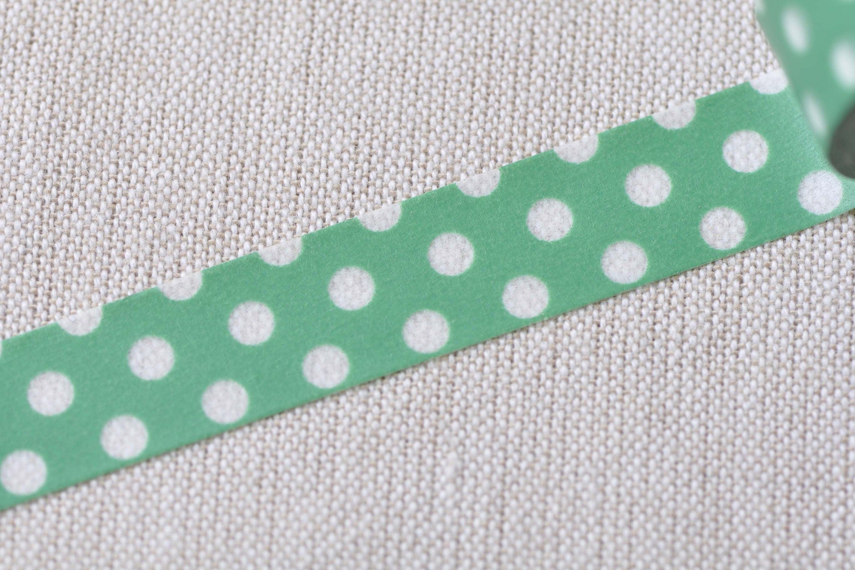 Retro Polka Dots Washi Tape 15mm Wide x 10M Roll No.12589