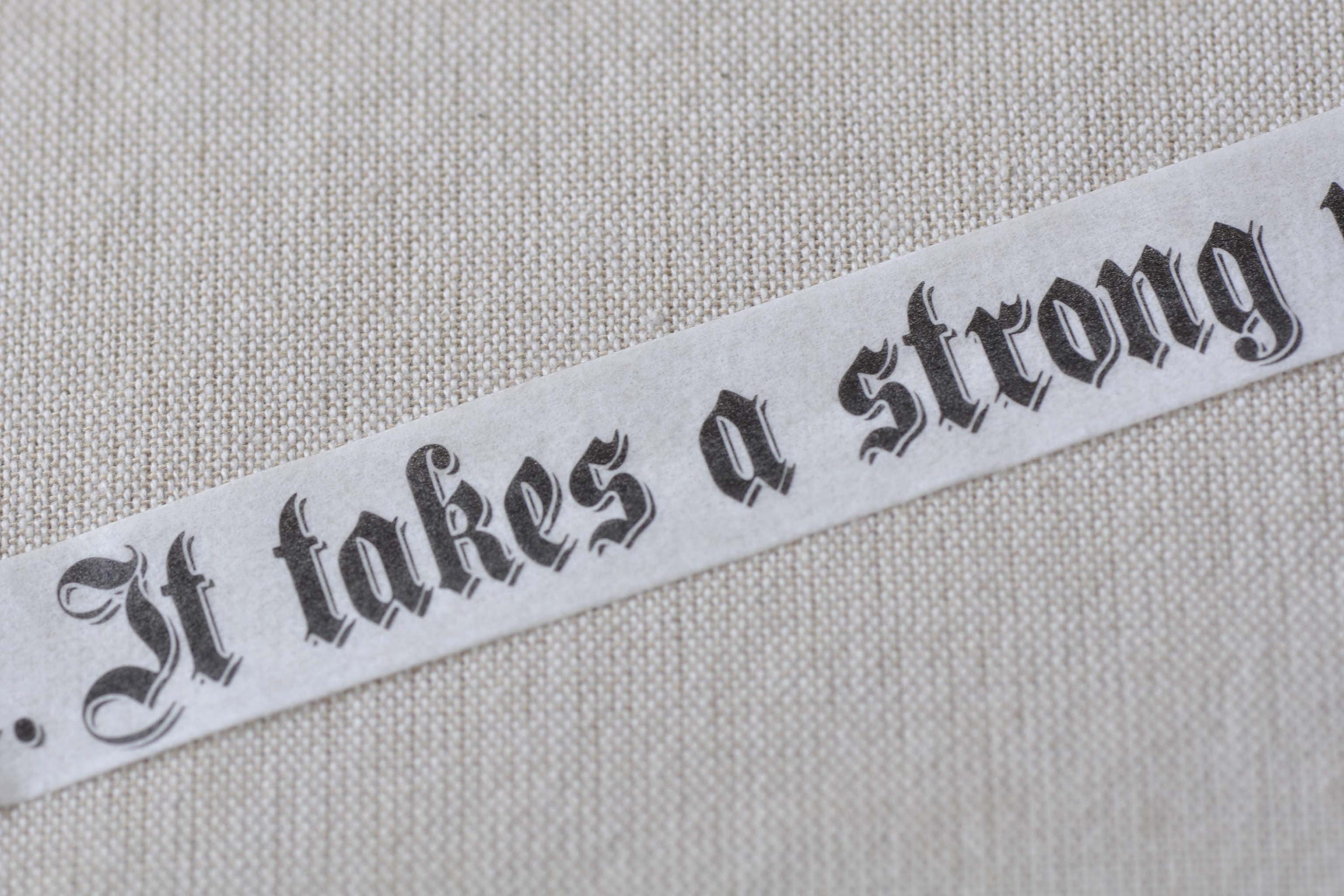 Inspirational Quote Masking Washi Tape 20mm x 5M No.12629