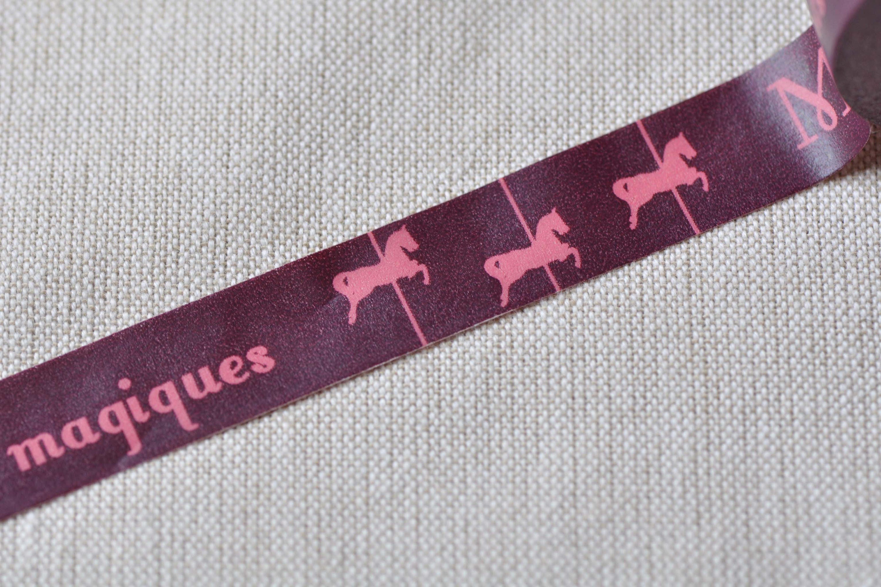 Merry Go Round Carousel Horse Masking Washi Tape 15mm Wide x 10M Roll No.12644