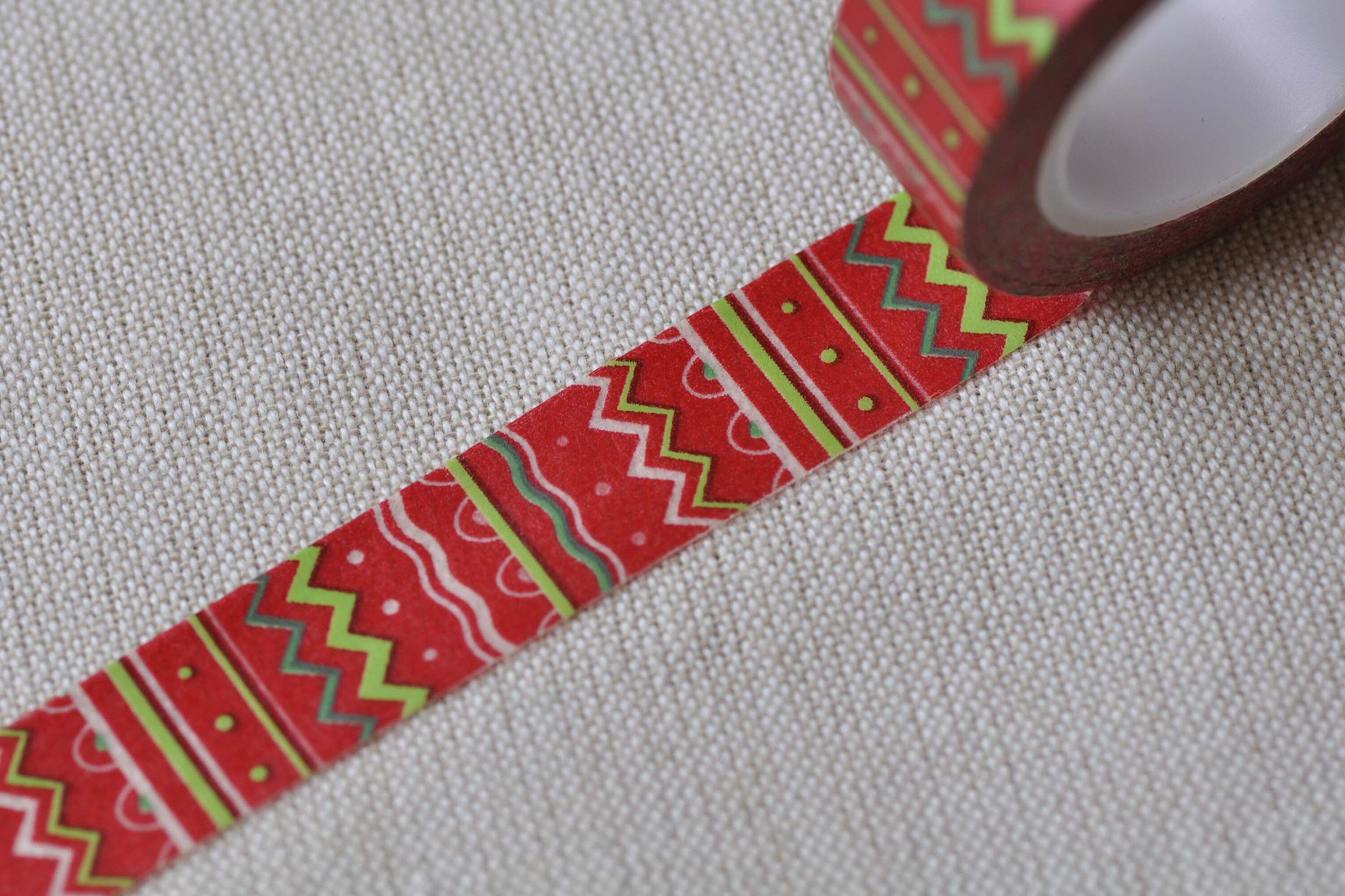 Red Washi Tape Japanese Masking Tape 15mm x 10M No.12645