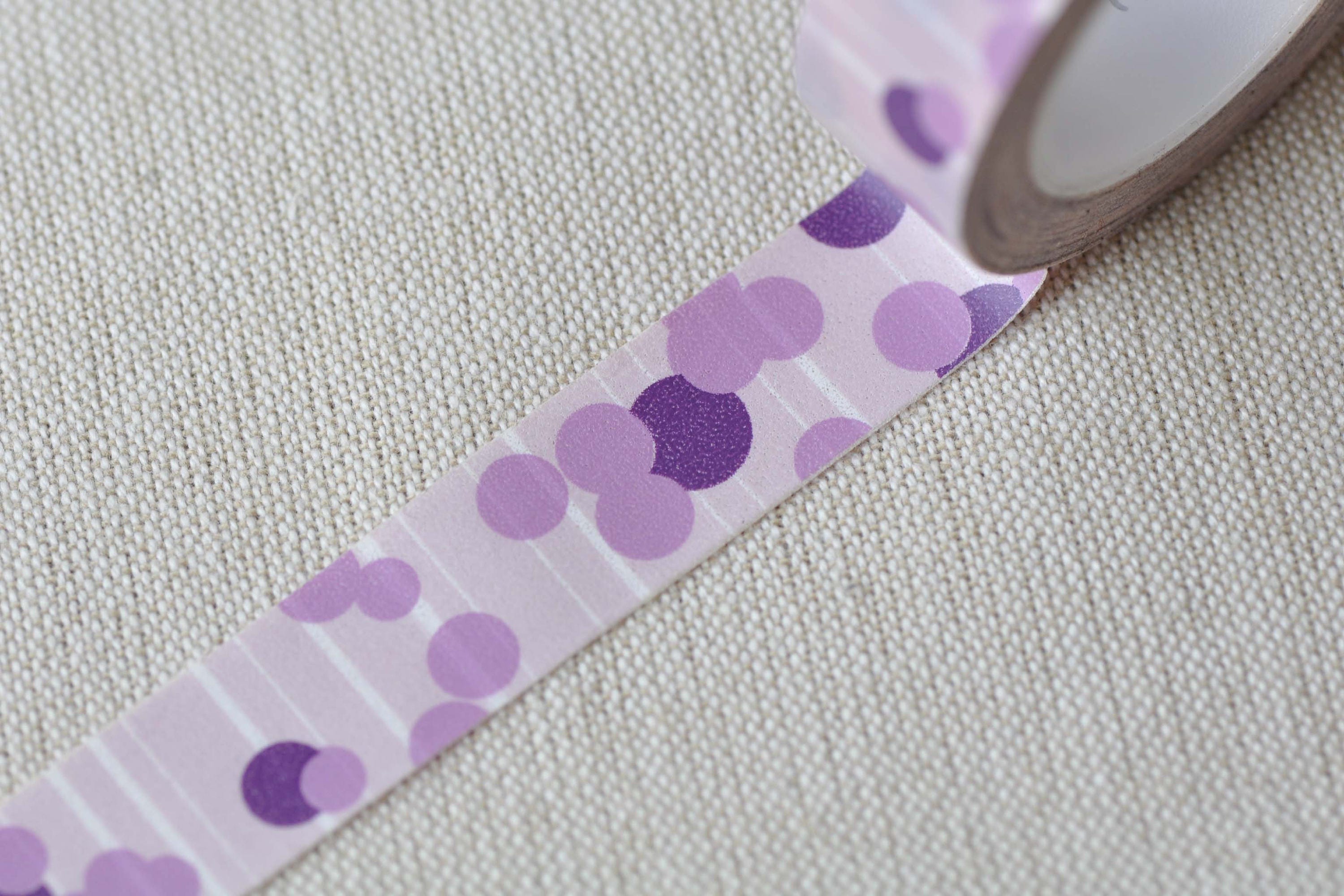 Colorful Polka Dots Adhesive Washi Tape 15mm x 10M Roll No.12778