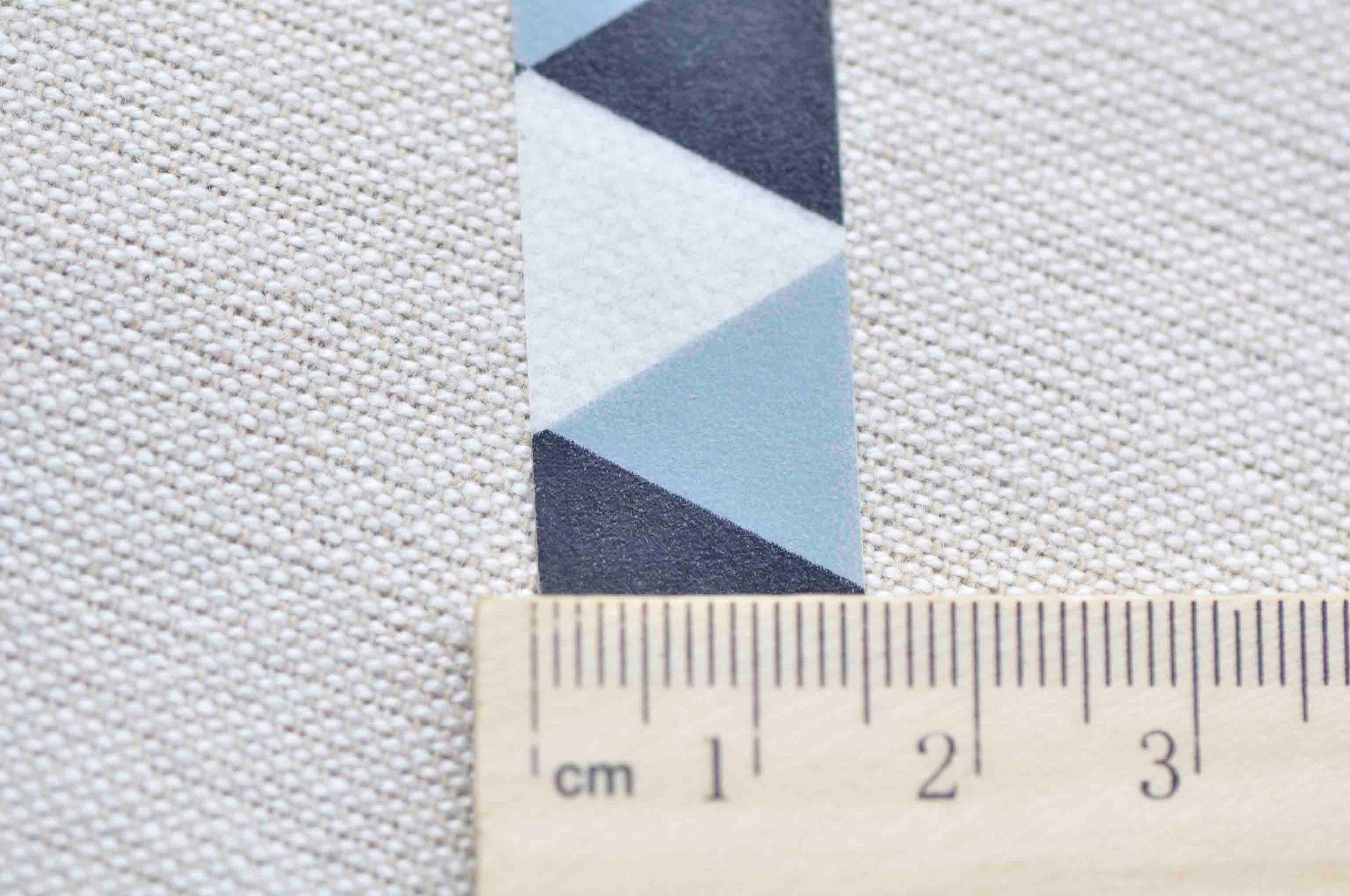 Black And Blue Triangle Washi Tape 15mm x 10M Roll No.12825
