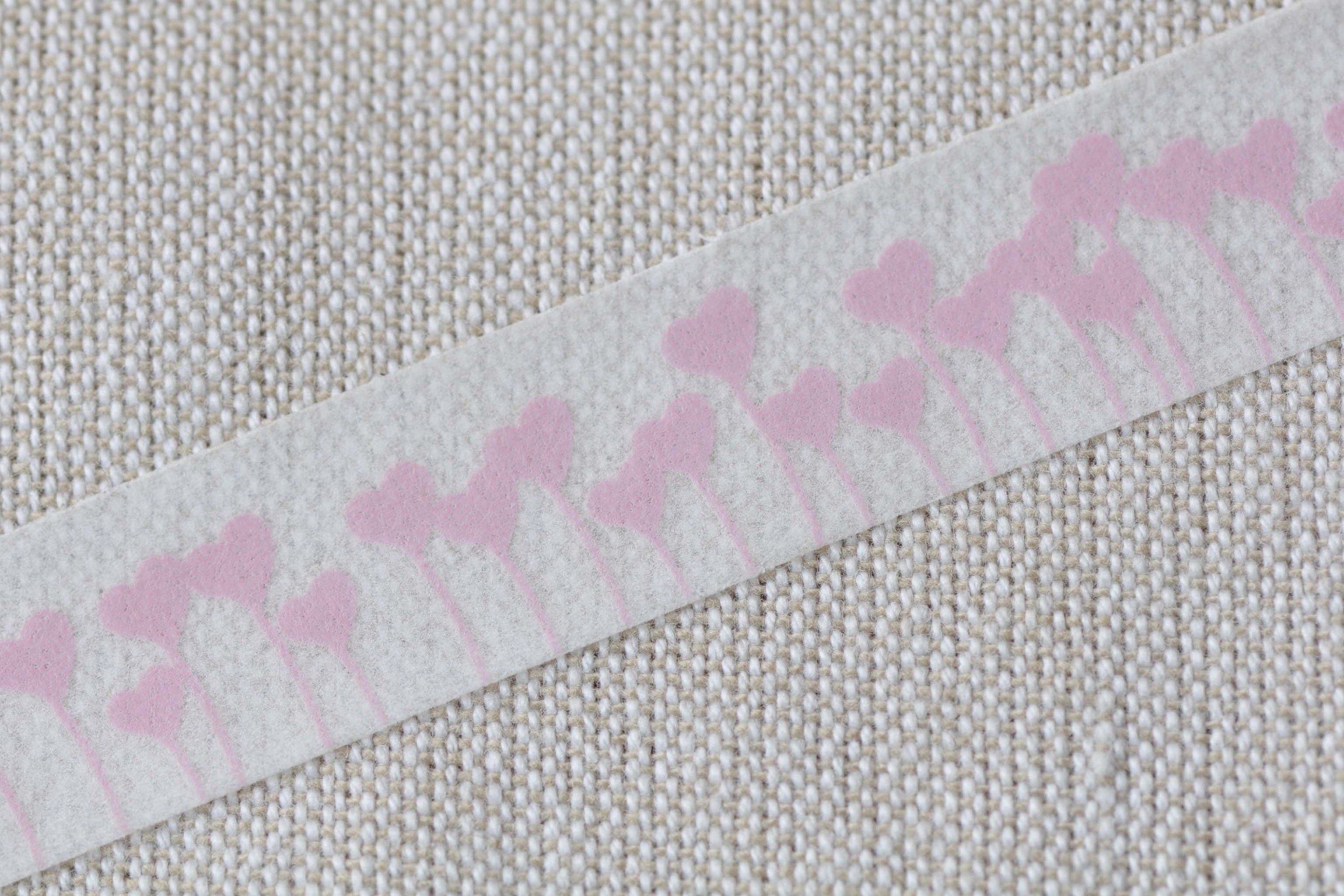 Heart Design Adhesive Washi Tape 15mm x 10M Roll No.12772