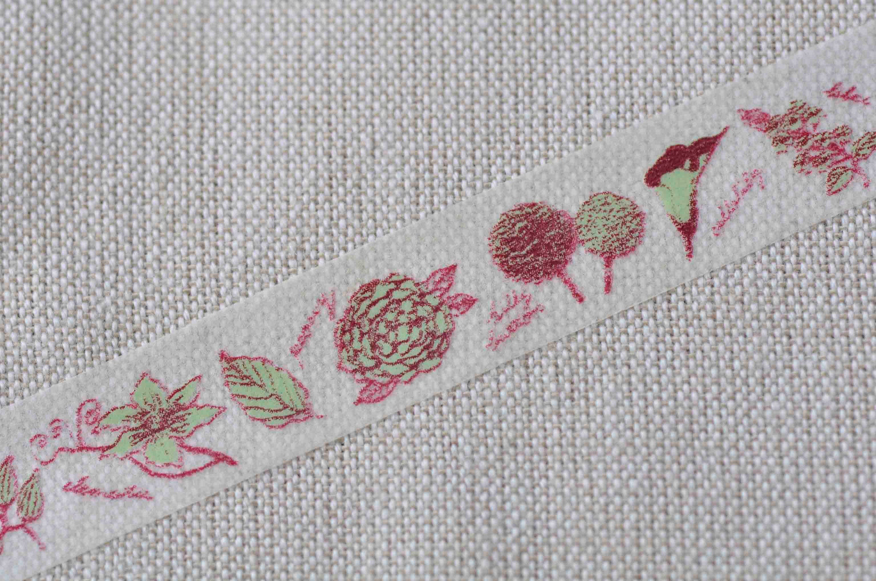 Beautiful Leaf Flower Masking Washi Tape 15mm x 10M Roll No.12909