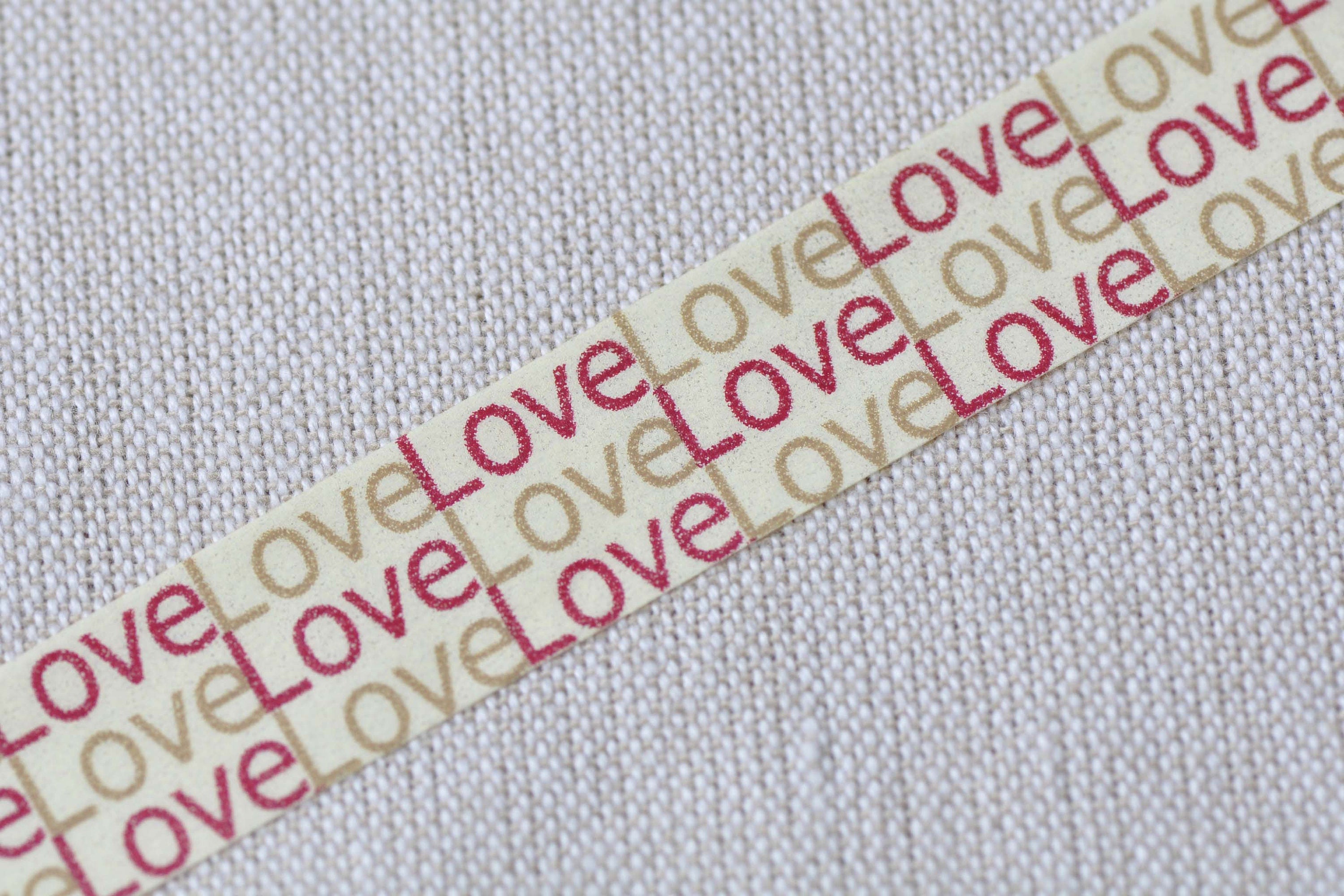 Love Adhesive Planner Washi Tape 15mm x 10M Roll No.12776