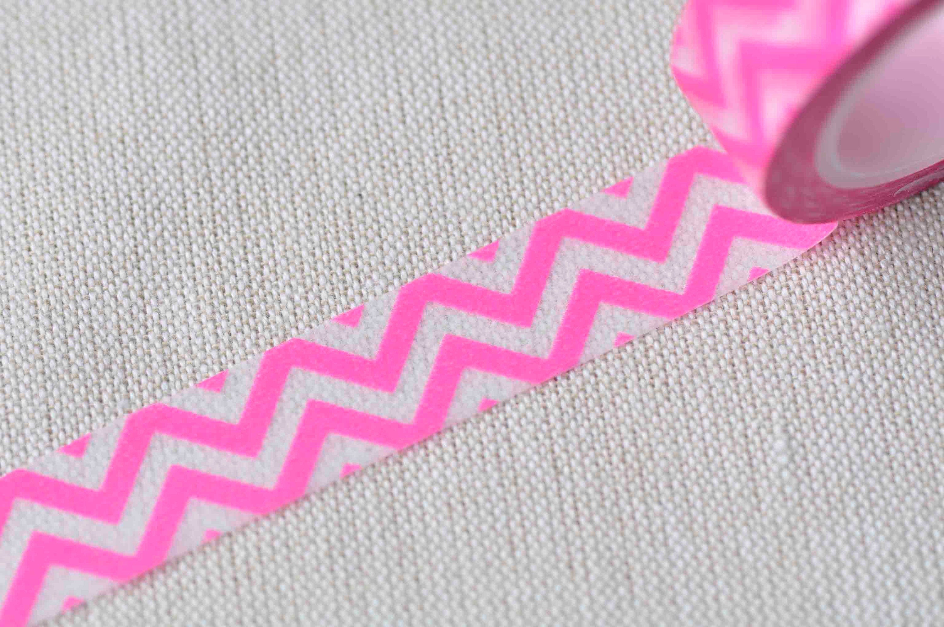 Pink Chevron Wave Washi Tape Japanese Masking Tape 15mm x 10M No.13002