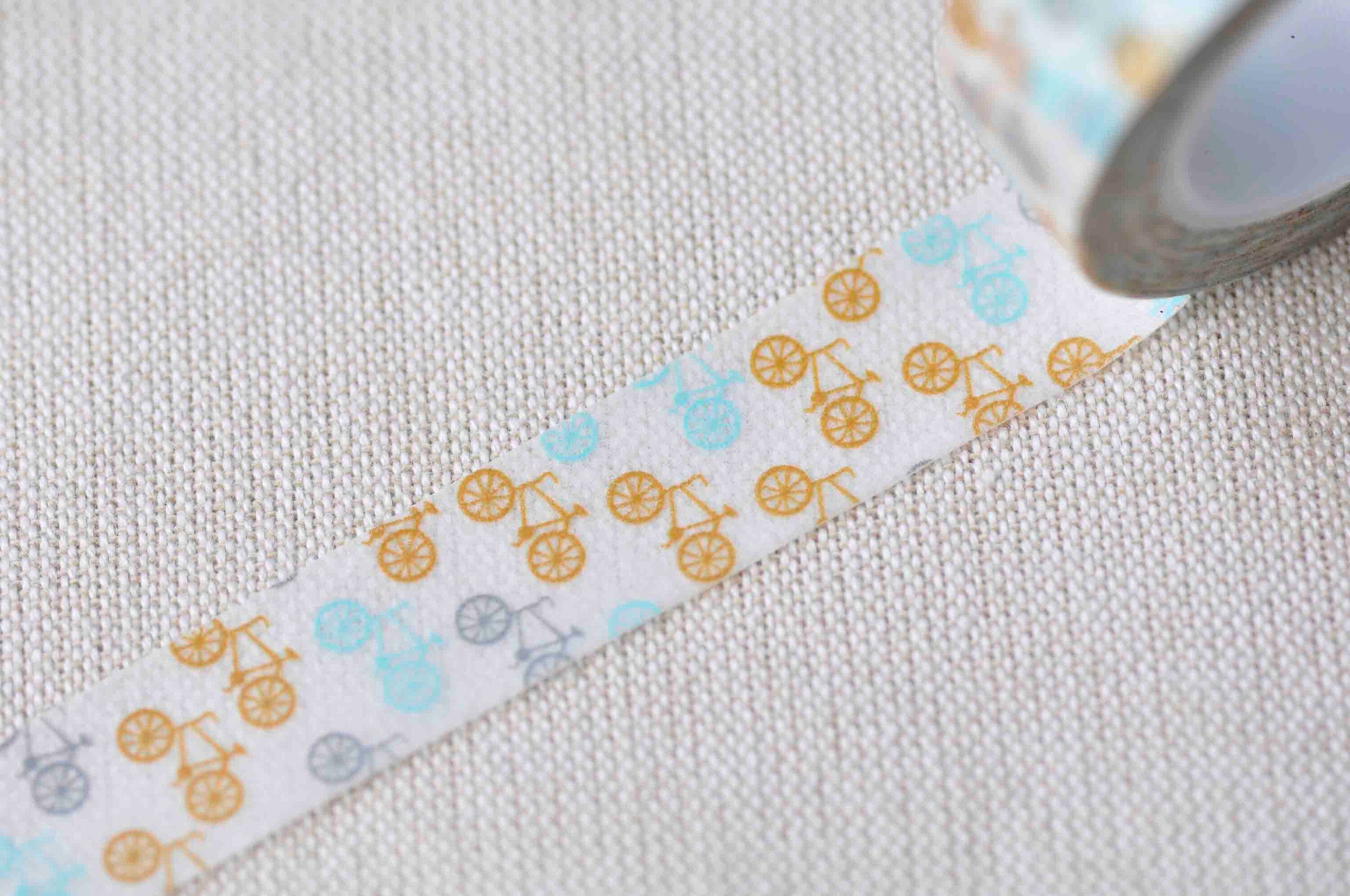 Bicycle Washi Tape 15mm wide x 10m long No.13037