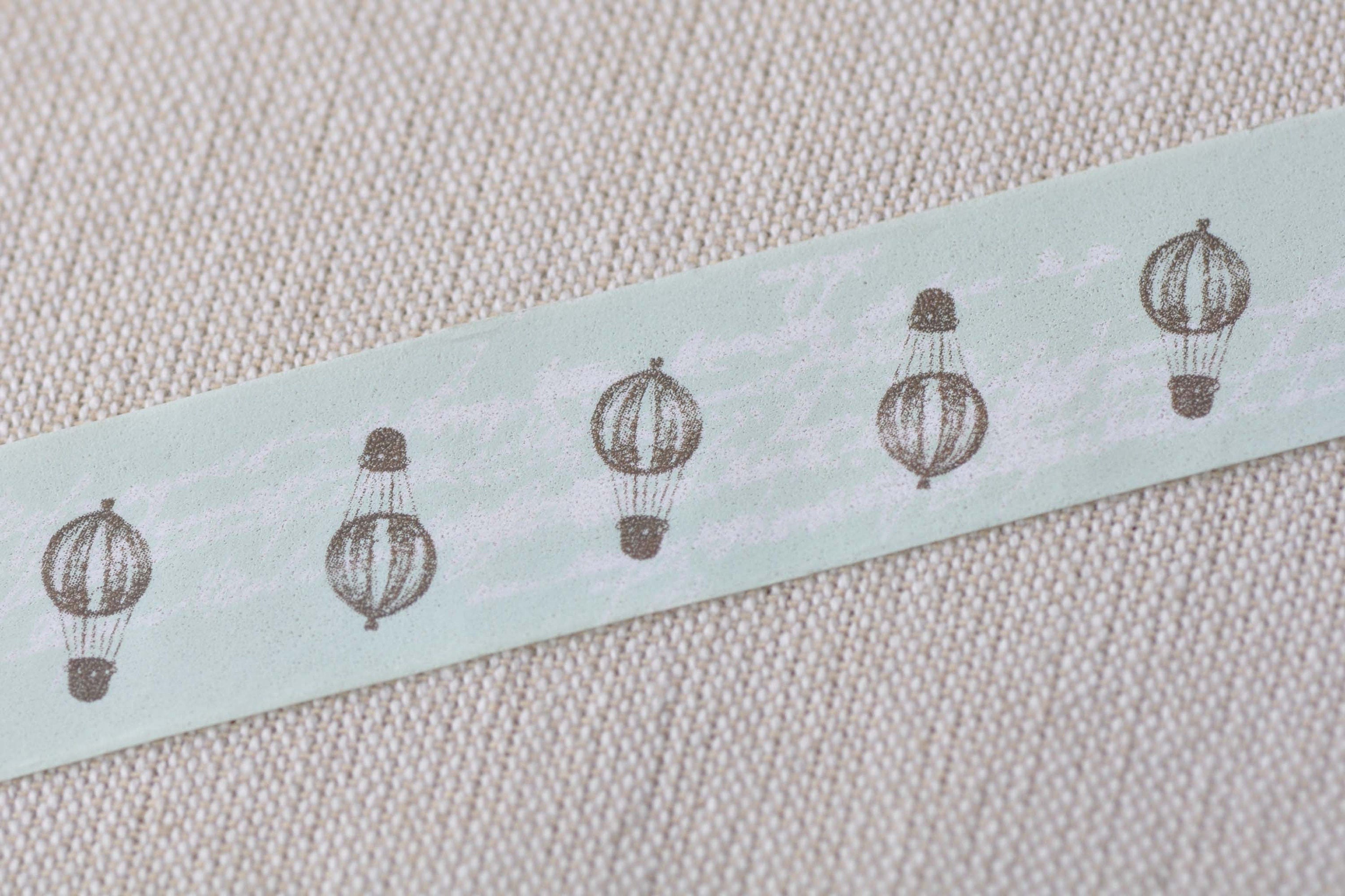 Hot Air Balloon Masking Washi Tape Journal Supplies 15mm x 10M Roll No.12810