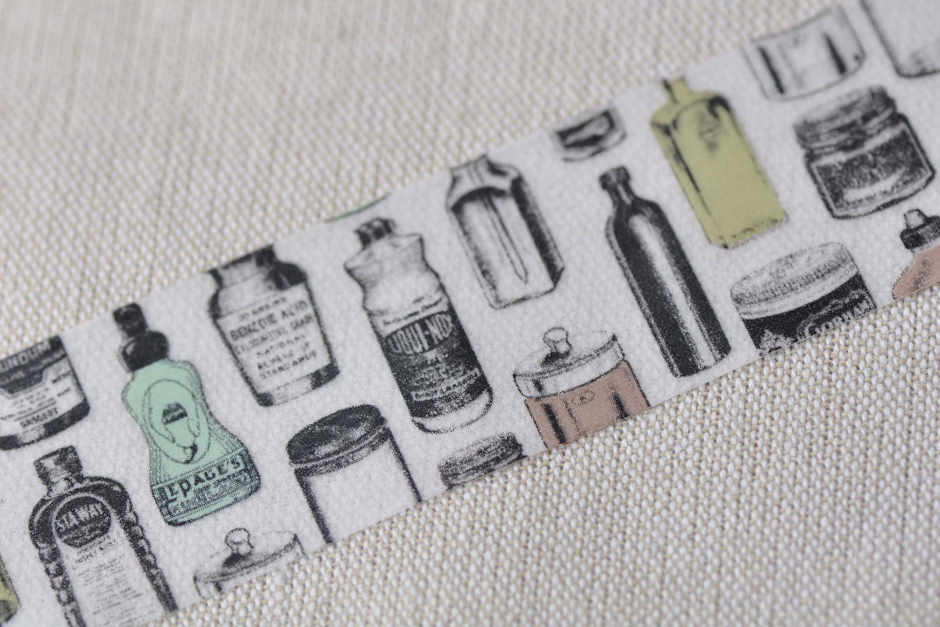 Perfume Bottle Jar Container Adhesive Washi Tape 30mm Wide x 5M Roll No.12817