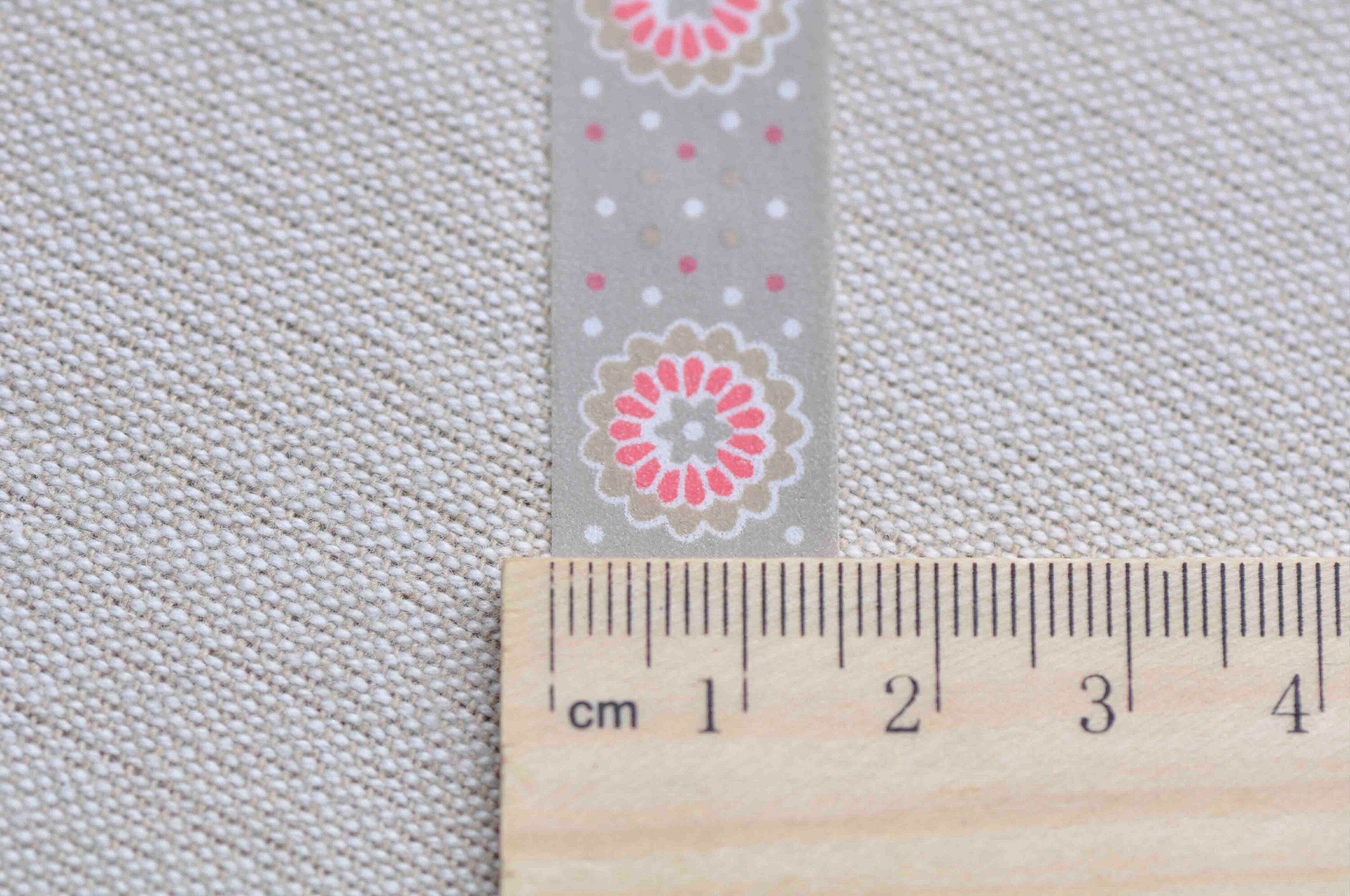 Retro Floral Design Washi Tape 15mm Wide x 10M Roll No.12839