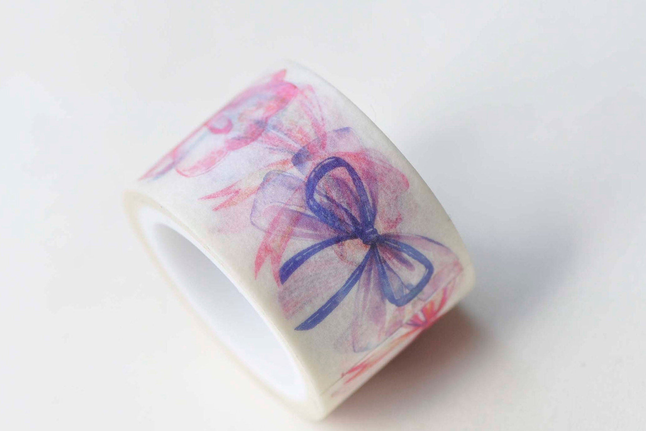 Colorful Bow Tie Nature Crafting Paper Tape 30mm x 5M No.13158