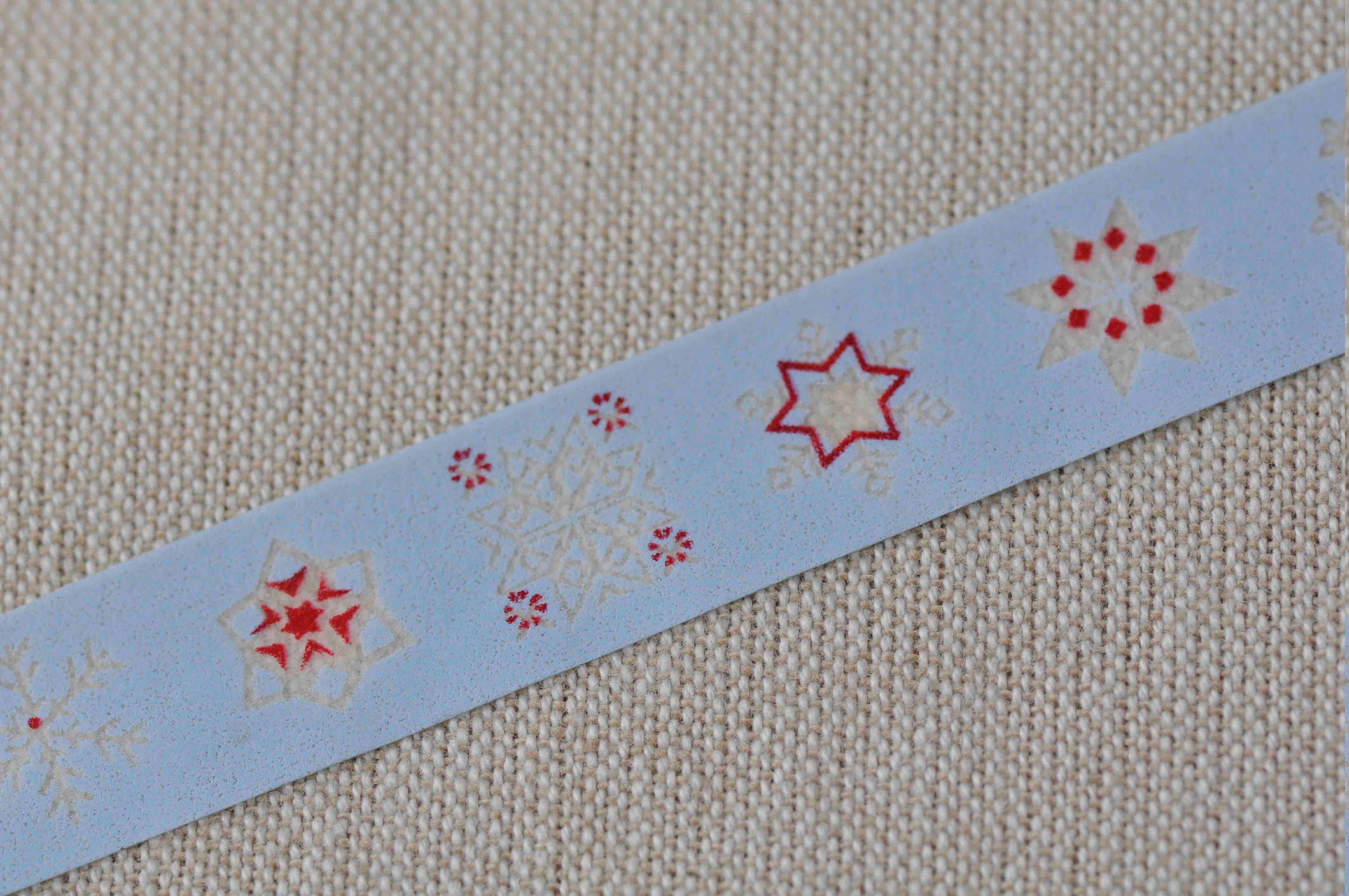 Merry Christmas Snowflake Washi Tape Scrapbook Supply 15mm wide x 10m long No.12930