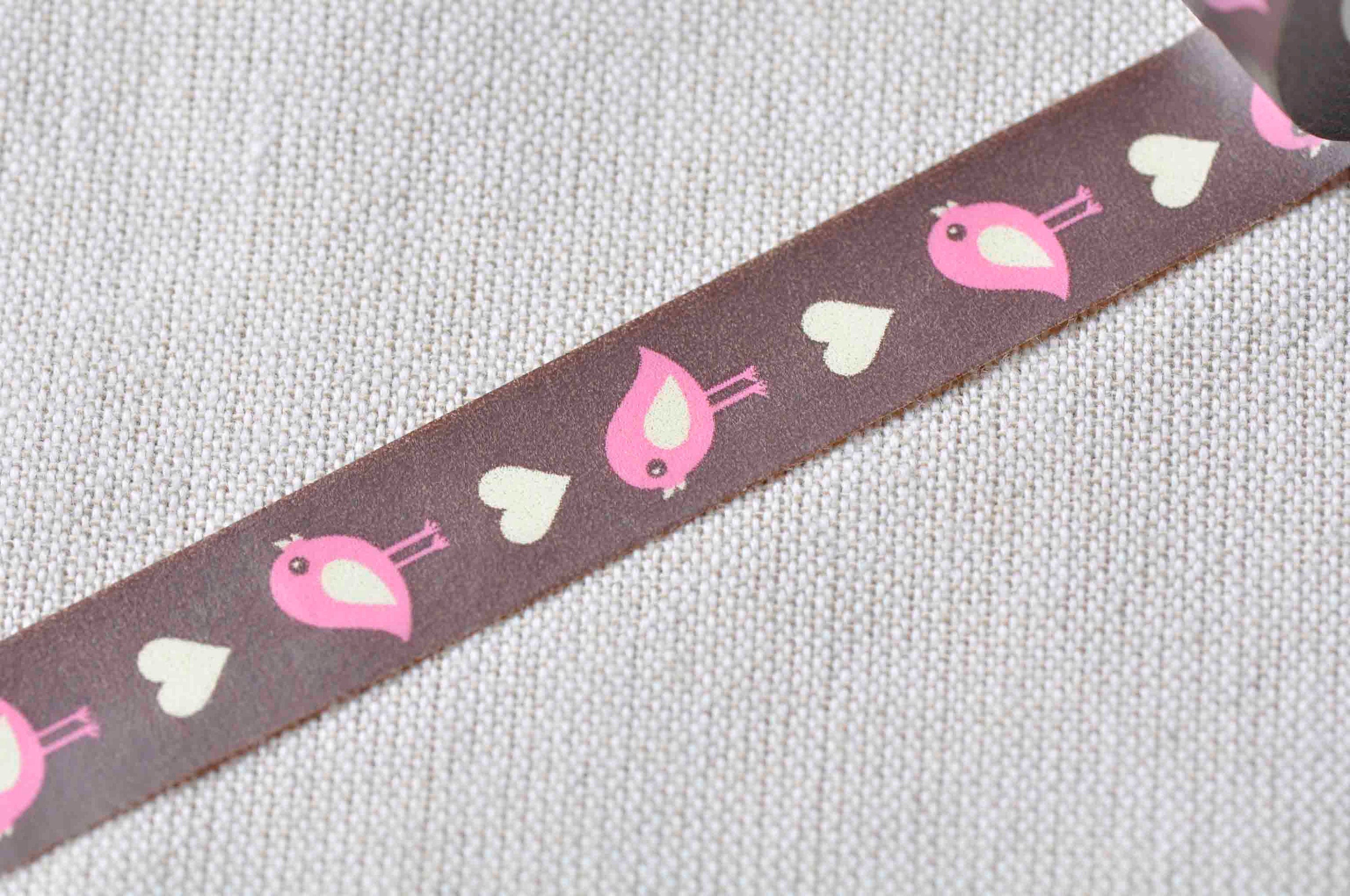 Lovely Brid Adhesive Washi Tape 15mm Wide x 10M Roll No.12890