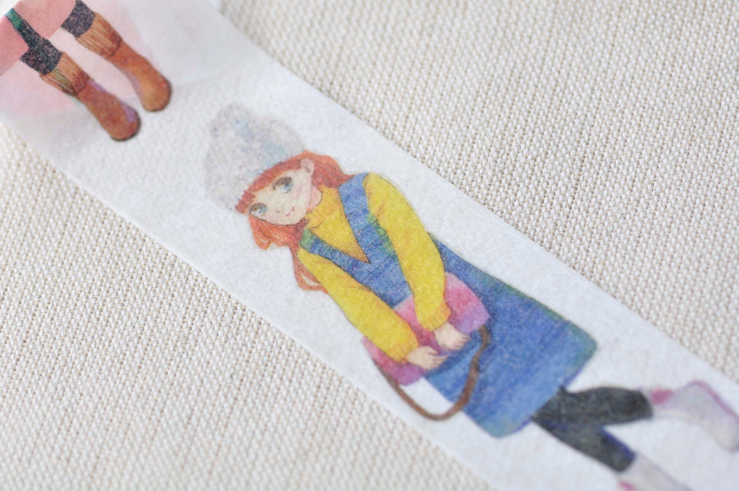 Girls In Winter Washi Tape 30mm Wide x 5m Long No.13126