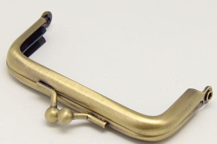 3" Bronze Handle Purse Frame Mini Bag Purse Frame