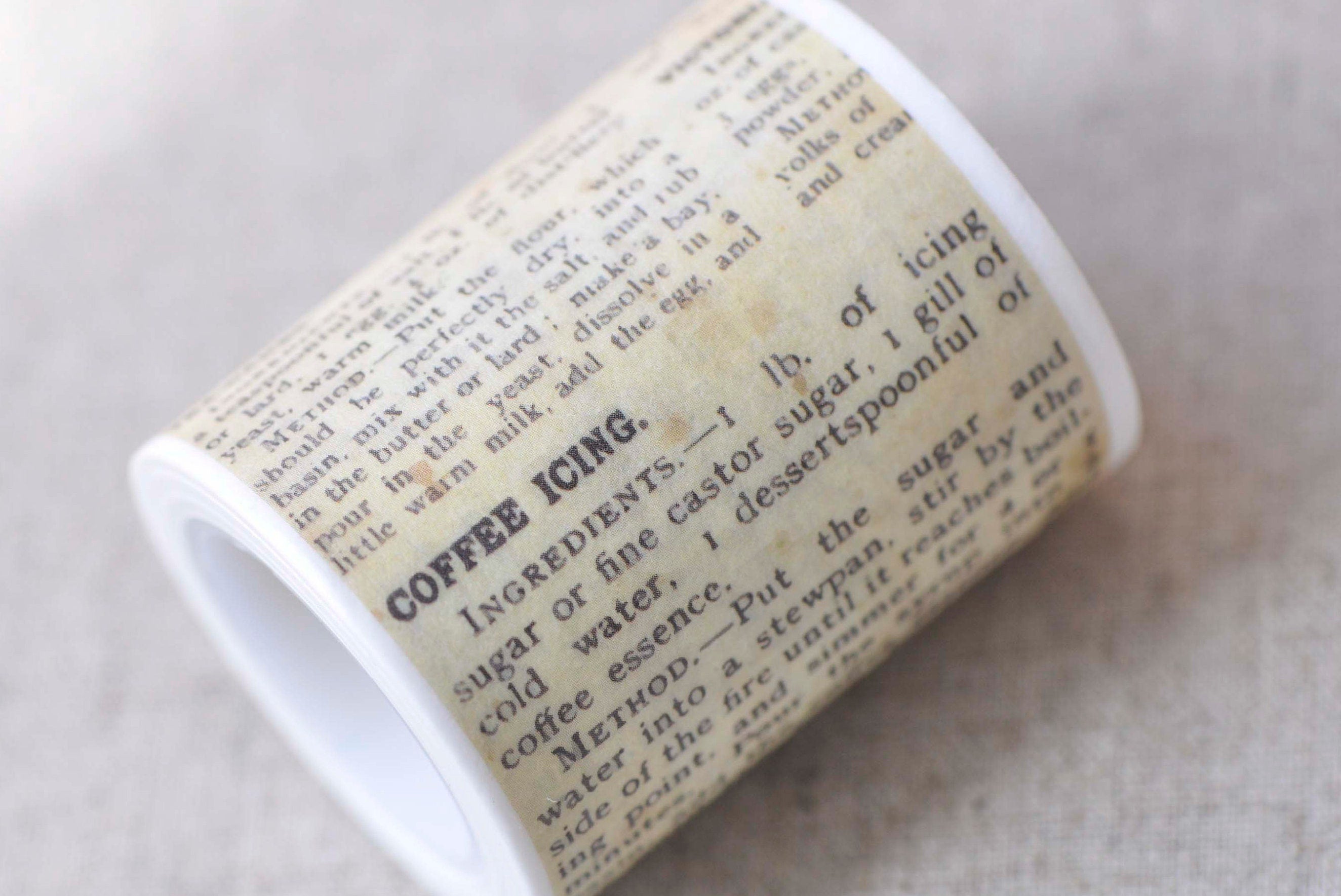 Vintage Newspaper Washi Tape/ Japanese Masking Tape 50mm wide x 5m long No.13228