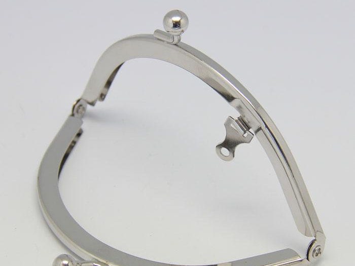 Retro Silver Purse Frame Handle Purse Frame 10.5cm (4")