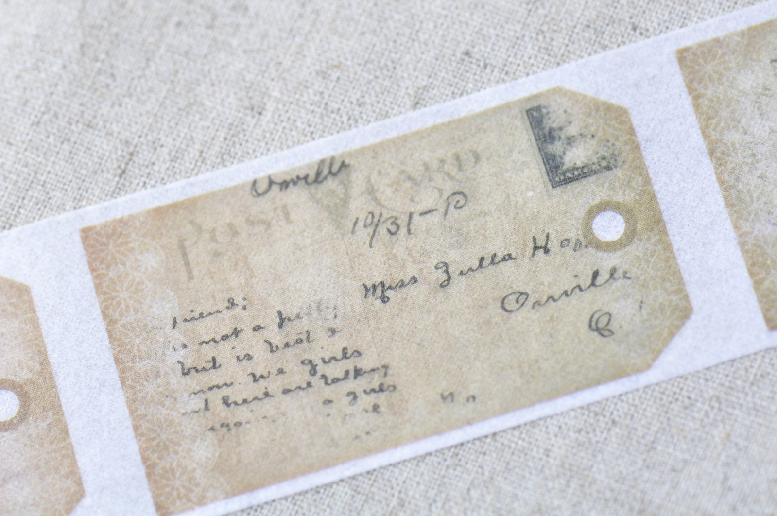 Retro Wide Washi Vintage Advertisement Masking Tape 40mm Wide / 5 yards Decorative Tape No.13218