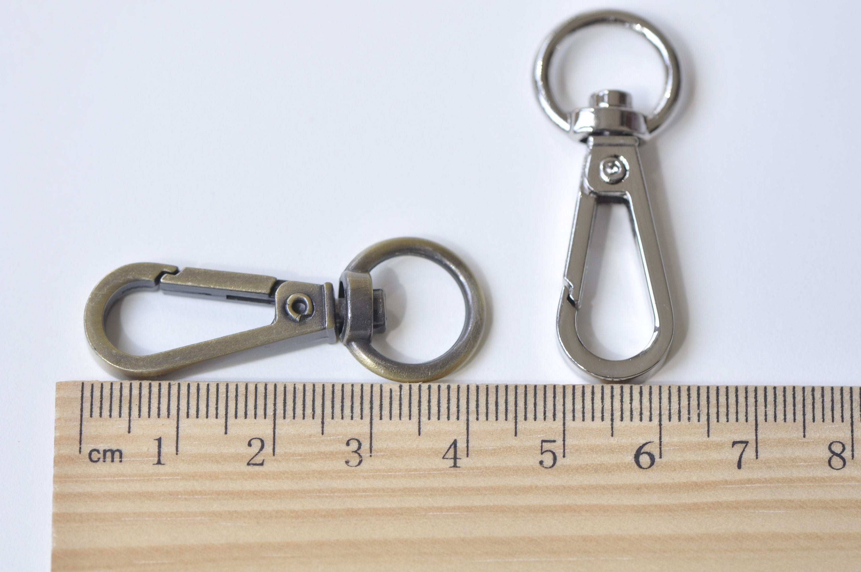 Snap Purse hooks Swivel Lobster Clasps Inner Size 1.5cm / 2pcs A Pack G005