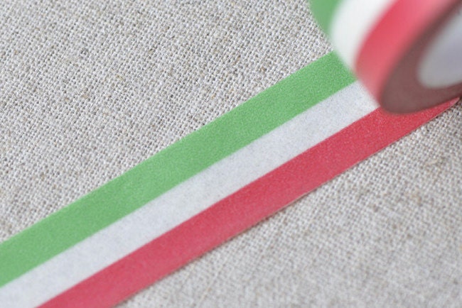 Colorful Stripes Washi Tape Japanese Masking Tape 15mm x 10M No.13320