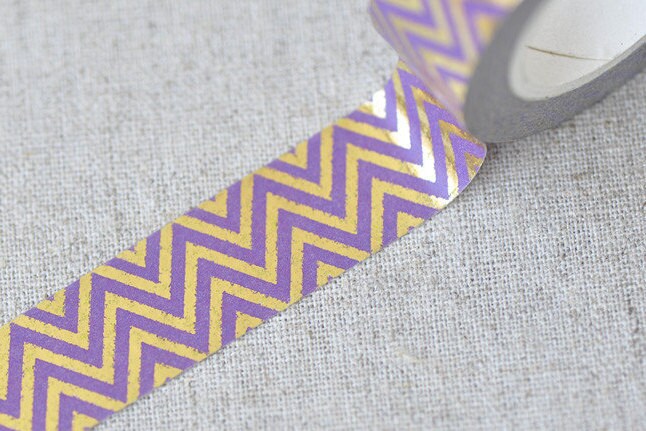 Colorful Chevron Wave Washi Tape Japanese Masking Tape 15mm x 10M No.13329