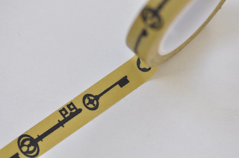 Key Adhesive Washi  Tape 10mm x 10m Long No.13019