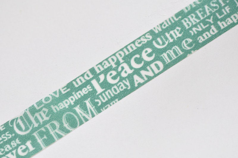 Retro Washi Tape 15mm wide x 10m long No.12739