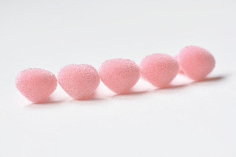 Flocked Animal Nose, Velvet Nose Animal Triangle Amgiurumi Safety Nose 5pcs A Pack